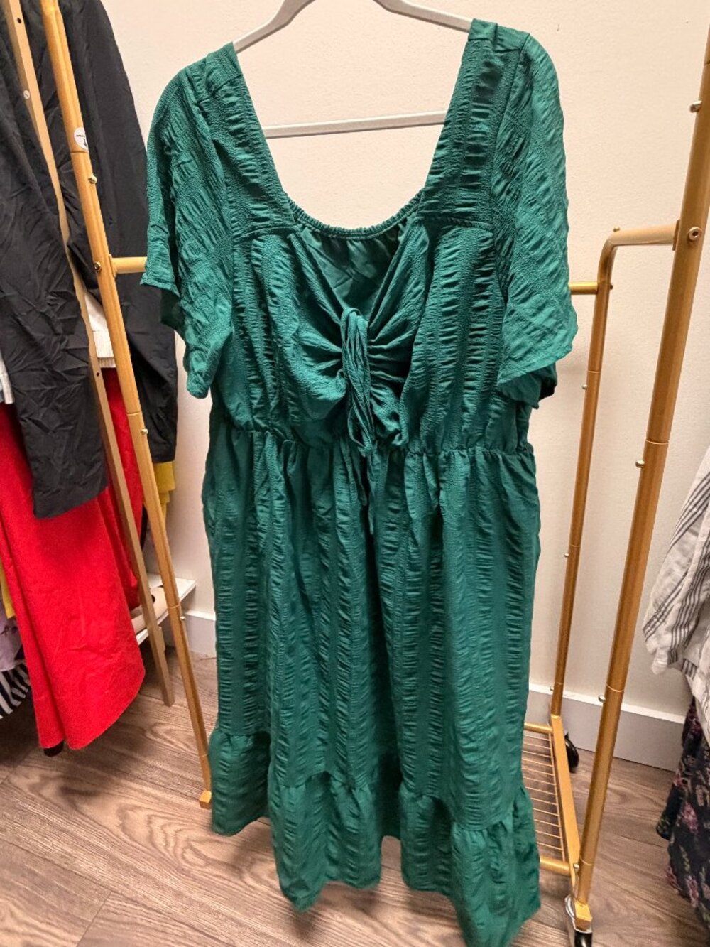 Amazon Ruffle Midi Dress - Picture 2 of 2